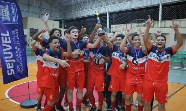 Fernando Corrêa conquista o título do futsal masculino Sub-17 dos JETs 2026 em Três Lagoas