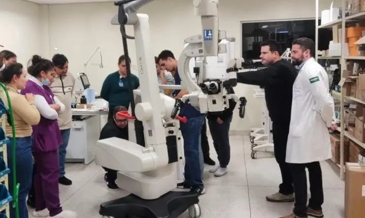Governo de MS amplia capacidade cirúrgica do HR Magid Thomé com microscópio de alta tecnologia