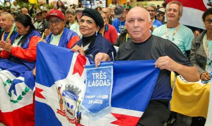 Jogos da Melhor Idade são oficialmente abertos em Três Lagoas e reúnem atletas de dezenas de municípios