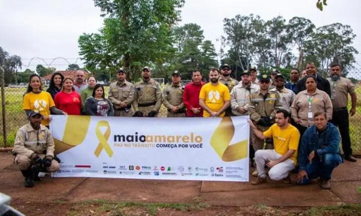 MAIO AMARELO – Três Lagoas se mobiliza por um trânsito mais seguro
