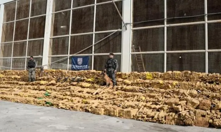 Maior apreensão de drogas no país gera prejuízo de R$ 150 milhões a facções
