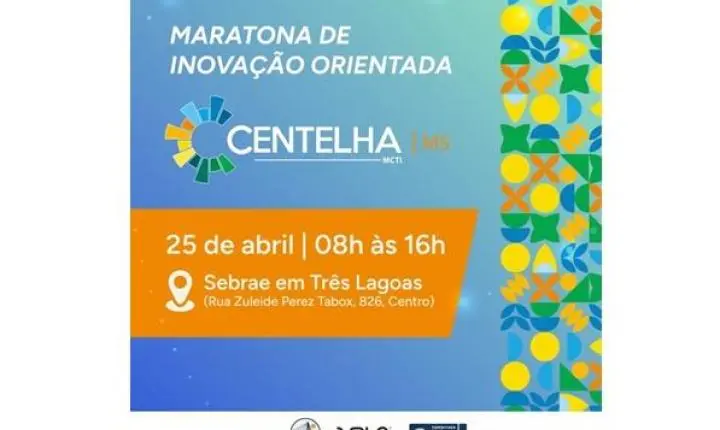 Oficina de Inovação do Programa Centelha acontece neste sábado no Sebrae
