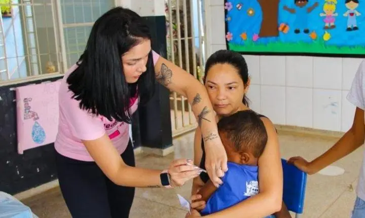 Saúde continua com cronograma da campanha “Aluno Imunizado” nas escolas e CEIs até o dia (18)