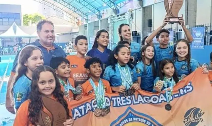 Sejuvel conquista primeiro lugar na categoria Mirim e terceiro no geral no Estadual de Natação