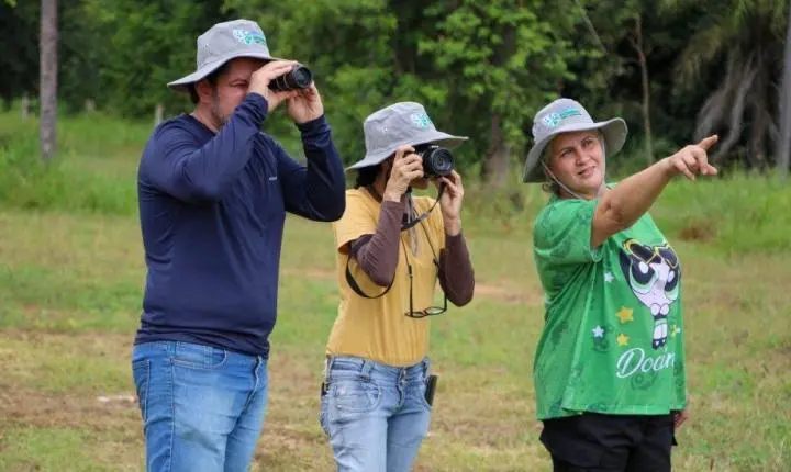 Três Lagoas destaca potencial turístico do Parque do Pombo durante maior evento mundial de observação de aves