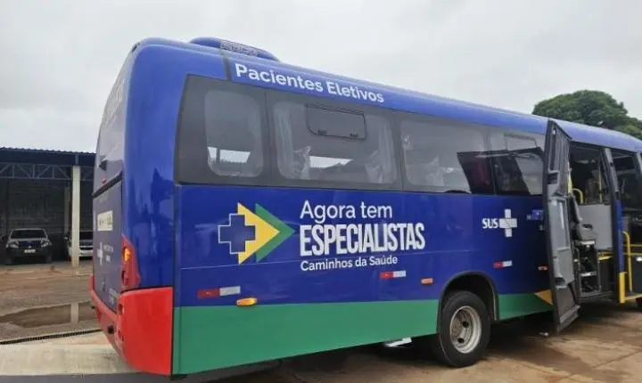 Três Lagoas é contemplada com novo veículo para transporte de pacientes do SUS por meio do programa Agora Tem Especialistas