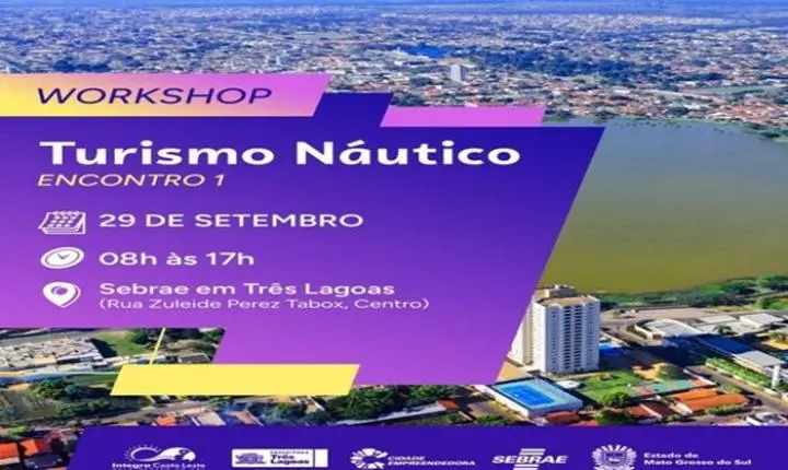 Três Lagoas recebe primeiro workshop para fortalecer o turismo náutico na Costa Leste