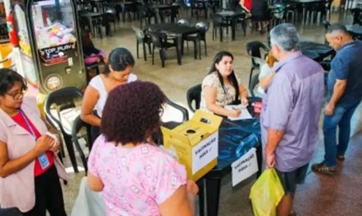 Vacinação contra a gripe será realizada neste sábado (30) na Feira Central com apoio à Campanha do Agasalho